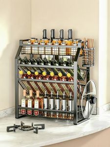 Multifunctional Seasoning Storage Rack