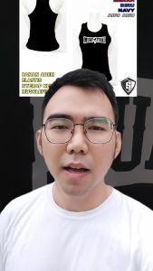 Singlet Tanktop Fitness Gym Muaythai MMA Petarung Bodyfit