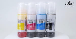 【PH Ready Stock】L&C for Epson 003 Ink Set Dye Ink For Inkjet Printer L3110 L3150 L3116 L3156 L5190 L1110 70ML