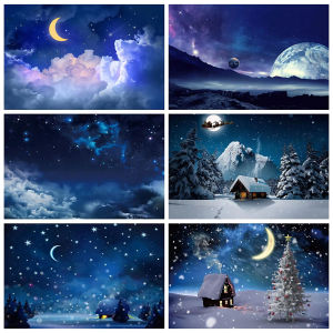 Jigsaw Puzzle 1000pcs Magical Winter Night Forest With Glowing Moon And Stars For Kids Stress Relief Puzzle Fun Present