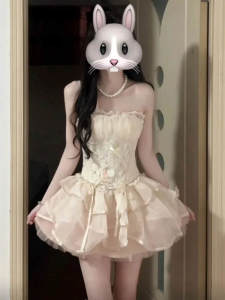 CHANGTONG | Summer Fashion Set Sleeveless Top Tutu Skirt