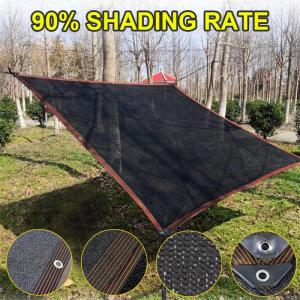 Garden Net Sun Shade 6 Pins Outdoor Black Anti-UV 90% Sunshade Net Heat Insulation Fhade For Outdoor Swimming Pool Plants