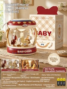 Yimi | Infant Hand Drum Toy for 0-1 Year Old Early Education