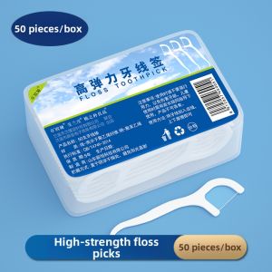 Ultra-fine Smooth Disposable Portable Dental Floss Picks 1000 Pieces