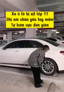 Máy Bơm Lốp Ô tô Xiaomi 70MAI TP03 Đa Năng Tự Ngắt Cho Xe Áp Suất Lớn Nhỏ Gọn Bơm Khoẻ Hàng Chính Hãng Bảo hành 2 năm