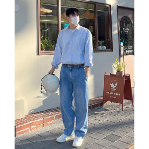 DAVID&ME | Straight Loose Casual Designer Denim Pants