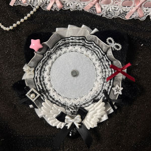 Vật Liệu Thủ Công DIY Black Series Bông Tai Phong Cách Thủ Công Trang Trí Bối Cảnh Nén Bảng Làm Việc Trò Chơi Bàn