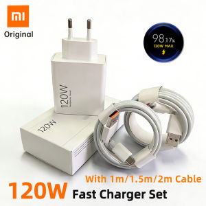 Xiaomi | Original 120W XIAOMI Usb Fast Charger 100W Hypercharge Turbo Charging Adapter Cable Mi 17 Pro Max 14 15 Redmi Note 13 Poco F7 F8