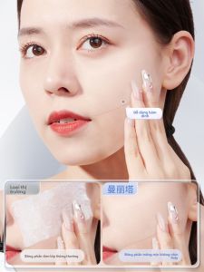 MONLEYTA | Khăn mặt nạ kéo giãn được dùng cho liệu pháp nước biển dưỡng ẩm Khăn cotton trang điểm khăn băng vệ sinh cá nhân chính hãng