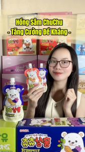Nước Hồng Sâm Chuchu (Chu Chu) Hàn Quốc Cho Bé Giúp Bé Tăng Đề Kháng Ăn Ngon Ngủ Ngon Hơn