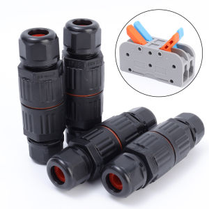 IP68 Waterproof Joint Wire Quick Connector 2/3 Pin Solder Less LED Lamp Wiring Outdoor Rainproof Terminal Junction Box