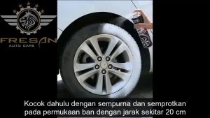 Semir Ban Busa Ajaib Spray Pembersih Penghitam Pengkilap Ban Mobil Motor