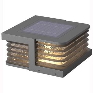 Solar Pillar Lights LED Wall Lamp Outdoor Waterproof Solar Energy Home Decor Lighting Fence Villa Gate Garden Door Courtyard