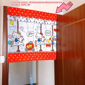 TIRAI PINTU KAMAR DEKORASI HIASAN PINTU MOTIF KARTUN SANRIO HELLO KITTY LITTLE MERMAID DONALD DUCK CINAMOROLL KUROMI BISA UNTUK HIASAN JENDELA