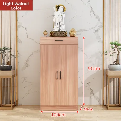 Economical Living Room Buddha Niche Stand Home Use Incense Altar Wealth God Guanyin Buddha Statue Cabinet God Niche Altar