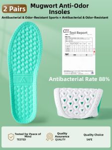FUYOU | Anti-Sweat Anti-Odor Breathable Non-Slip Women Summer Insoles