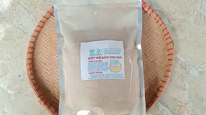 bột rễ cây bàn tay ma nguyên chất 100g - thanh nhiệt giải độc
