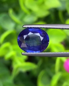 ไพลิน (Blue Sapphire) 2.84 กะรัต (Cts.) พลอยแท้ อัญมณีมงคลประจําวันเกิด เครื่องประดับพลอย