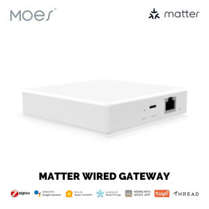 MOES | MOES Tuya Zigbee Matter Thread Gateway HubSmart Home Bridge Matter HubVoice Control For Siri Homekit Smartthings Google Alexa