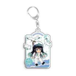 Bandai | For Demon Slayer Agatsuma Zenitsu Hashibira Inosuke Tsuyuri Kanao Acrylic Selfmade Cartoon Anime Keychain Pendant Toy Gift 5cm