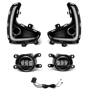 Đèn LED Sương Mù Cho Xe Toyota Yaris Vios 2020-2022 Chạy Ban Ngày Đèn DRL Trước Đèn Pha Nhiều Màu 3400LM Phụ Kiện Xe Hơi
