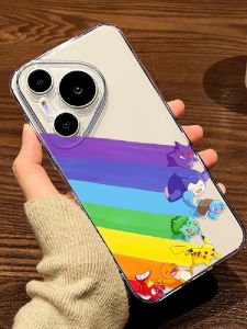 เคสโทรศัพท์มือถือ Huawei Pura80/70ultra ลาย Pokemon ดีไซน์น่ารัก สไตล์การ์ตูน ป้องกันการตกหล่น ทนทานต่อการกระแทก