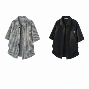 izzue | American Retro Stripes Summer Thin Fit Shirts