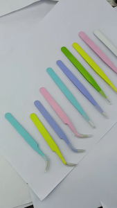 4 pcs Kẹp kim loại màu macaron đáng yêu dụng cụ dán móng tay & thủ công DIY kẹp nhỏ cho trang trí