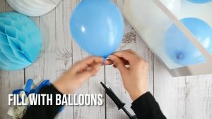 Love Boxes Balloon With Letter Transparent Box Blocks Shower Gender Reveal Birthday Proposal Balloon Garland Arch Surprise