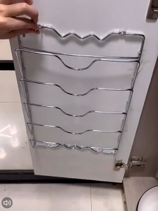 5-laye Pot Cover Storage Rack Wall Mounted Hanging Lid Storage Holder Multifunctional Kitchen Pot Cover Organizer