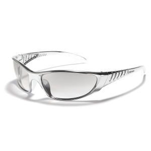 Futuristic Style Sports Sunglasses Sun Protection & Anti-Glare High-Definition Suitable For Daily Streetwear And Cycling 2003