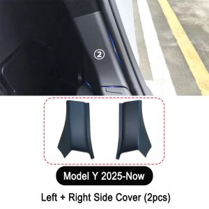 For Tesla Model Y Juniper 2025 Trunk Sill Plate Protector TPE Rubber Protector Tesla Threshold Bumper Pad Prevent Scratching
