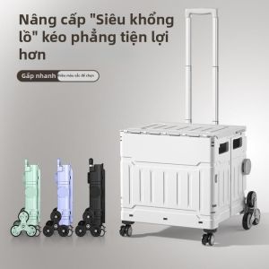 Waterproof Portable Elderly Shopping Handcart