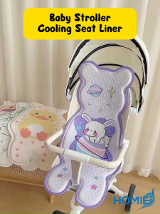 HOMIE Baby Stroller Cooling Seat Liner/3D Honeycomb TPE Coolings Gel/Dining Chair Car Seat Cool Pad
