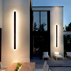 Outdoor wall lights waterproof LED wall lights modern home decoration lights garden wall strip lights