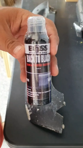 AUTHENTIC BACK TO BLACK TRIM & PLASTIC RESTORER (100ml) | Original Boss Ultimate Professional Grade automotive plastic & Trim Restorer For Cars & Motorcycles | Flexi-Dressing Exterior Protectant | Enhance Faded Trim with Long-Lasting UV Protection (1pc)