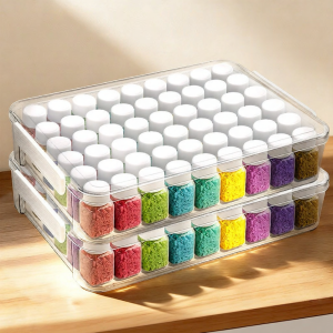 YUGUANG | Color Classification Storage Bottle Student Bead Refill Package