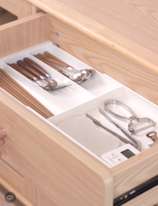 Ⓜ️ZEROIDEASⓂ️ HIPS Expandable Drawer Organizer Trays Drawer Divider Organizers Box Cosmetics Organizer Trays Stationery Organizer Box Desk Drawer Organizer Trays Kitchen Drawer Organizers Trays Kitchen Utensils Sorting Trays Drawer Organizer Box