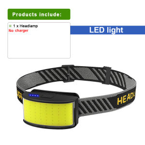 Portable LED COB Headlights Outdoor Mini Headlight Built in Battery USB Rechargeable Head Lamp Camping Fishing Climbing Lantern