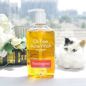 Neutrogena Classic 2 Salicylic Acid Oil-Free Acne Cleanser Facial Cleanser 269ml Blackhead Oil-Controlled Pore Shrinkage