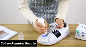 Cairan Pembersih dan Pemutih Sepatu Sneakers Shoe Cleaner Staim Remover Cream Penghilang Noda