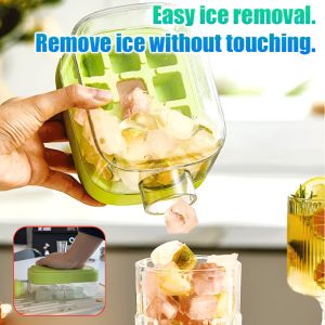 Two-In-One Ice Cube Mold Kettle Ice Cube Mold With Lid Outdoor Straw Cup Makes Ice Water Kettle