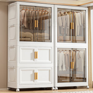 KAIPAQI | Easy-to-Assemble Storage Cabinet for Clothes and Kids