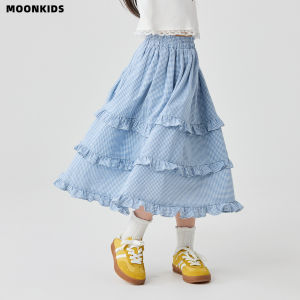 Moonkids | Girls Check Patterned Vacation Style Skirt