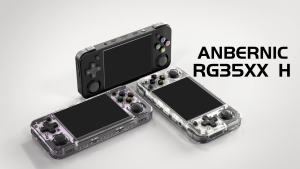 RG35XXH จาก ANBERNIC 64G ระบบลีนุกซ์หน้าจอแนวนอน3.5นิ้วโอเพนซอร์สคอนโซลเกมพกพาย้อนยุครองรับเกมที่มีพอร์ตออก HDMI ทีวี WIFI ออนไลน์จับคู่มอเตอร์สั่น