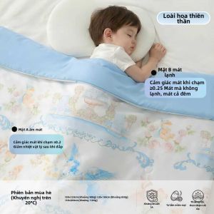 MUSHABAI | Chăn Mỏng Hơi Lạnh Lụa Cho Bé Mùa Hè