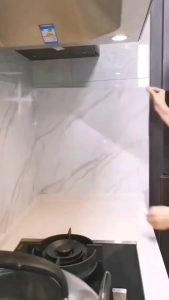 Sticker Dapur Alumunium Foil - Anti Api Anti Air Ukuran 6M x 60CM