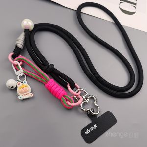 สร้อยคอโทรศัพท์แบบสะพายข้างพร้อมเครื่องดังรูปสัตว์การันตีคุณภาพสูงแบบปรับได้สำหรับผู้หญิง เครื่องประดับโทรศัพท์มือถือแบบอเนกประสงค์