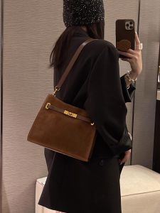 MY&FSNH | Túi Xách Đeo Vai Dung Lượng Lớn Chất Liệu Giống Da Dê