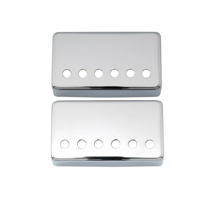 Musiclily Capot Micro Humbucker 50mm Métal Chrome Pour Guitare Électrique (Pack De 2)